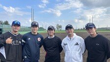 ‘80억 FA’ 두산 박찬호, 후배들과 일본 오키나와 미니 캠프