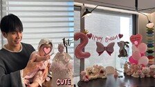 이승기♥이다인, 딸 두 돌 맞아 소소한 홈파티