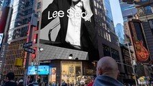 이세돌 AI 캠페인, 뉴욕 타임스스퀘어 전광판에