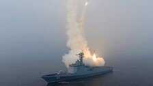 北 신형 구축함 ‘최현호’서 순항미사일 발사…“핵무력 다각적 운용 단계”