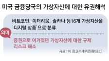 美금융당국 “코인은 증권 아닌 상품”… 10년 논쟁 마침표