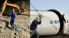 “보잉 737을 땅에 묻었다”…지하 ‘비행기 벙커’ 만든 英 유튜버