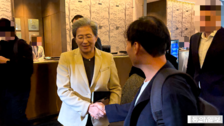 리사 수, 김성훈 업스테이지 대표와 만났다…AMD 최신 GPU 공급 약속