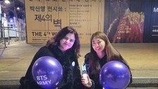 “처음 만났는데 친구 됐어요”…광화문 채운 아미들의 ‘전야제’