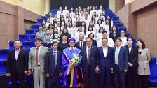 SCL그룹 이경률 회장, 몽골 과학아카데미 ‘명예박사’ 수여