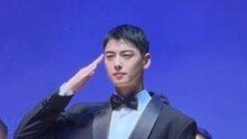 ‘탈세 논란후 완납’ 차은우, 군악대 행사서 포착