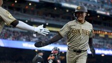 송성문, MLB 첫 선발 출장 경기서 역전 결승타에 2안타…키움 후배 이정후에 판정승