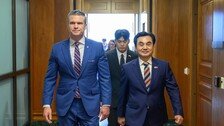 안규백 국방 만난 헤그세스… 이란작전에 파병 공개 압박