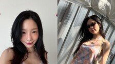태연, 과일 이모티콘 셀카도 러블리…휴가 분위기 물씬
