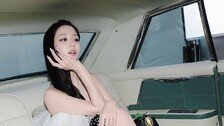지수 검은 힐에 레이어드 드레스…독보적 분위기 눈길