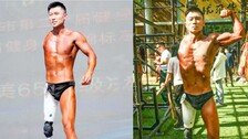“팔·다리 잃고도 다시 운동 시작” 보디빌딩 무대 오른 30대 남성