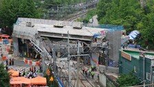 새벽에 “상판 2.9㎝ 주저앉아” 철거 중단…점검단 투입후 참변