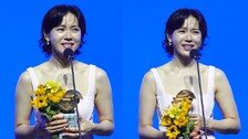 “코디가 안티인가”…손예진 시상식 드레스·헤어에 엇갈린 반응