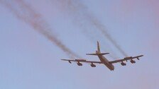 美 본토서 B-52 폭격기 이륙 직후 추락…인명 피해 파악중