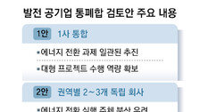 발전공기업 5개사, 1개로 통폐합 가닥… 내달 구조조정안 마련