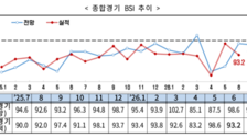 기업 경기 전망 4월 연속 부정적…반도체만 호조