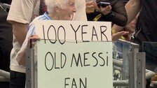 “저랑 결혼할래요” 100살 메시 팬 월드컵 떴다…‘미국판 박막례’