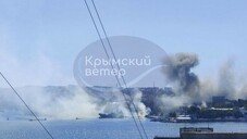 우크라이나, 크름반도의 러 흑해함대 본부에 미사일 공격