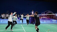 女배드민턴 단체전, 29년 만의 아시안게임 금메달…개최국 중국에 3-0 승리