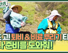 레츠 고! 퇴비 & 비료 뿌리기 타임 농사 준비를 도와줘! | KBS 240605 방송 