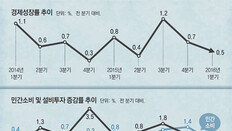 1분기 성장률 0.5%… 7분기째 ‘성장 절벽’