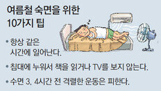 미지근한 물 샤워 도움… 치맥은 피하세요