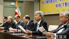 각계 원로들 “대통령, 뒤로 물러나고 거국내각을”