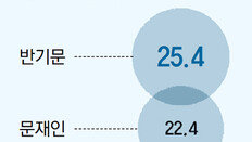 ‘절대로 투표하지 않을 후보’는 반기문 25.4%-문재인 22.4%-황교안 10.3%