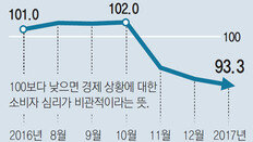 설 대목도 꽁꽁, 고드름 달린 소비심리