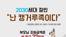 [카드뉴스]2030세대 절반 “난 캥거루족이다” … 부모님 지원액은 월 평균 27만원