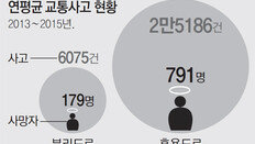 보도 없는 도로서 하루 2명꼴 차에 치여 숨져