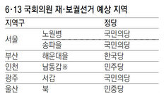 14일 4명 사직 처리되면 12곳 6월 재보선