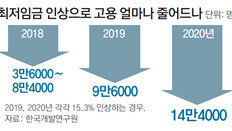 KDI “최저임금 인상으로 올 최대 8만명 실직” 경고