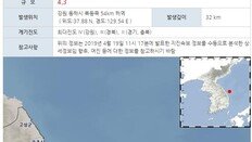 강원도 동해서 규모 4.3 지진…“대전도 진동” “바닥 흔들려” 제보 쏟아져