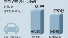 “연휴때 고속道 휴게소 음식 포장만 가능”