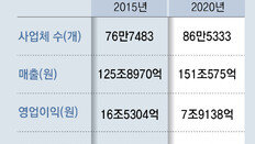 숙박-음식점 5년새 10만개 늘어 영업익 13→5%… 포화상태 자영업, 구조변화 없으면 韓경제 부담