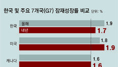 “한국 올해 잠재성장률, 첫 1%대 추락… 내년엔 美에 추월당해”