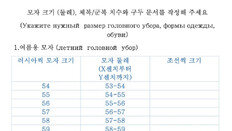 “조선식 군복 치수 적으세요”… 러, 파병 온 북한군에 한글 설문지