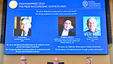 노벨경제학상에 ‘신기술 통한 지속가능 성장’ 연구 3인