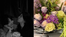 송혜교, 수지 꽃다발에 하트까지 “깜짝 선물 고마워”