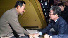 단식 장동혁 찾아간 유승민, 한동훈은…