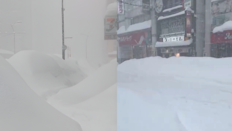 “내일 비행기 뜨나요?” 삿포로 1m 역대급 폭설, 韓관광객 발 동동