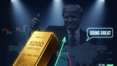 국제 금값 5200달러 돌파…트럼프 “달러 훌륭” 발언에 금으로 쏠린 자금