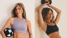 57세 제니퍼 애니스톤, ‘복근운동’ 없이 복근 만든 비결![바디플랜]