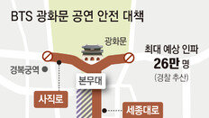 공연 전날 밤 9시부터 세종대로 車 통제… 21일 오후 광화문-시청-경복궁역 무정차