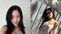 태연, 과일 이모티콘 셀카도 러블리…휴가 분위기 물씬