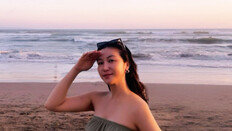 김옥빈, 발리서 뽐낸 탄탄 몸매…“노을 봐도 봐도 좋아”
