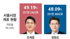 ‘8:17→17:8’ 서울 구청장 4년만에 정반대 뒤집혀