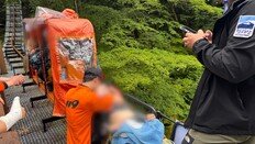 119와 시민의 ‘영상 통화’…한라산 심정지 등산객 살렸다