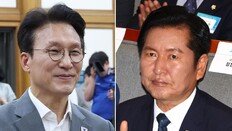 與 당대표 주자들 “자기 정치” 난타전